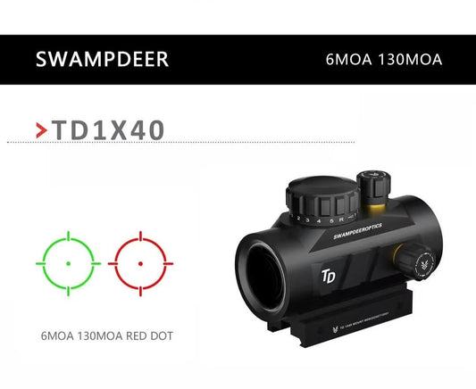 TD1X40 Outdoor Visual Aid by Swamp Deer: Clear Parallax Display, Ideal for Nature Observation