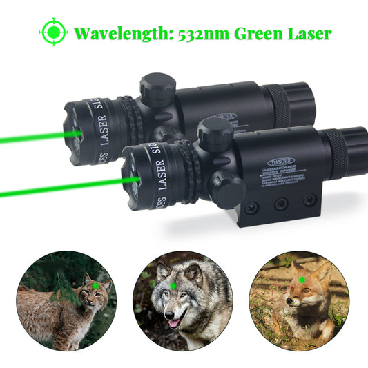 Green Laser Beam Module with Universal Clamp for Outdoor Targeting