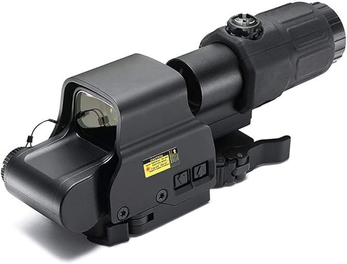 558 G33 Red & Green Dot Holographic Reflex Sight Scope with G33 3X Magnifier Combo Built-in Flip QD Mount