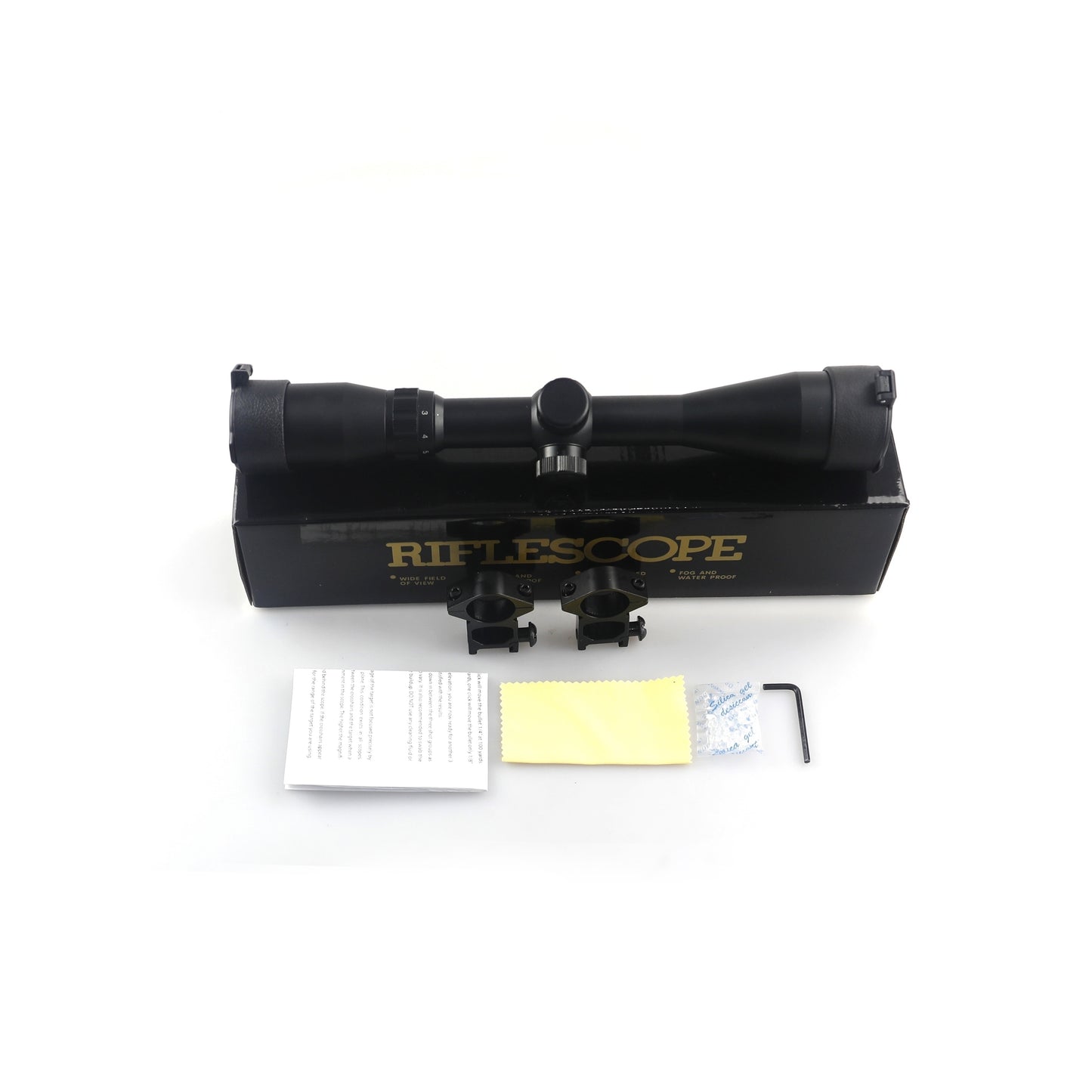 3-9x40 Rifle Scope, Special Wire Reticle Scope with Fast Focus Eyepiece, Shockproof Hunting Scope