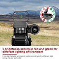 Reflex Sight - 4 Reticle Red & Green Dot Sight Optics with Integrated Red/Green Laser Sight Less Than 5mW Output