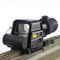 558 Red Dot Holographic Sight Scope and G33 Magnifying Glass,Red Dot Holographic Reflex Sight and Magnifier Combo