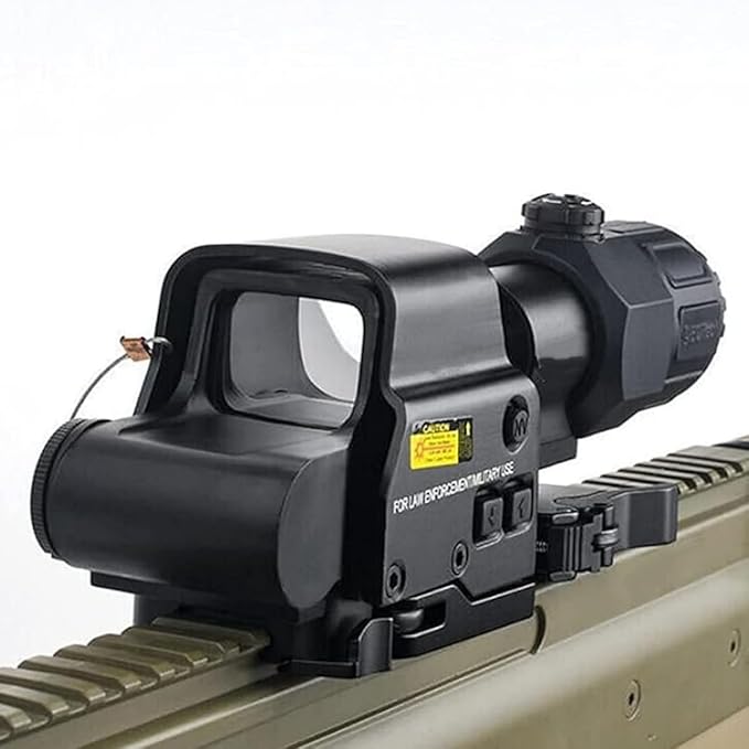 558 G33 Red & Green Dot Holographic Reflex Sight Scope with G33 3X Magnifier Combo Built-in Flip QD Mount
