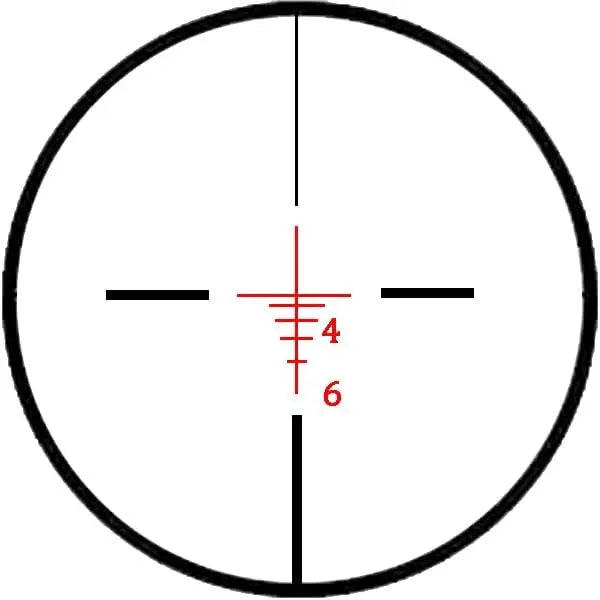 4x32 Fixed Power Green/Blue/red Illuminated Reticle Compact Rifle Scope with Fiber Optic Tactical Sight and Weaver Slots