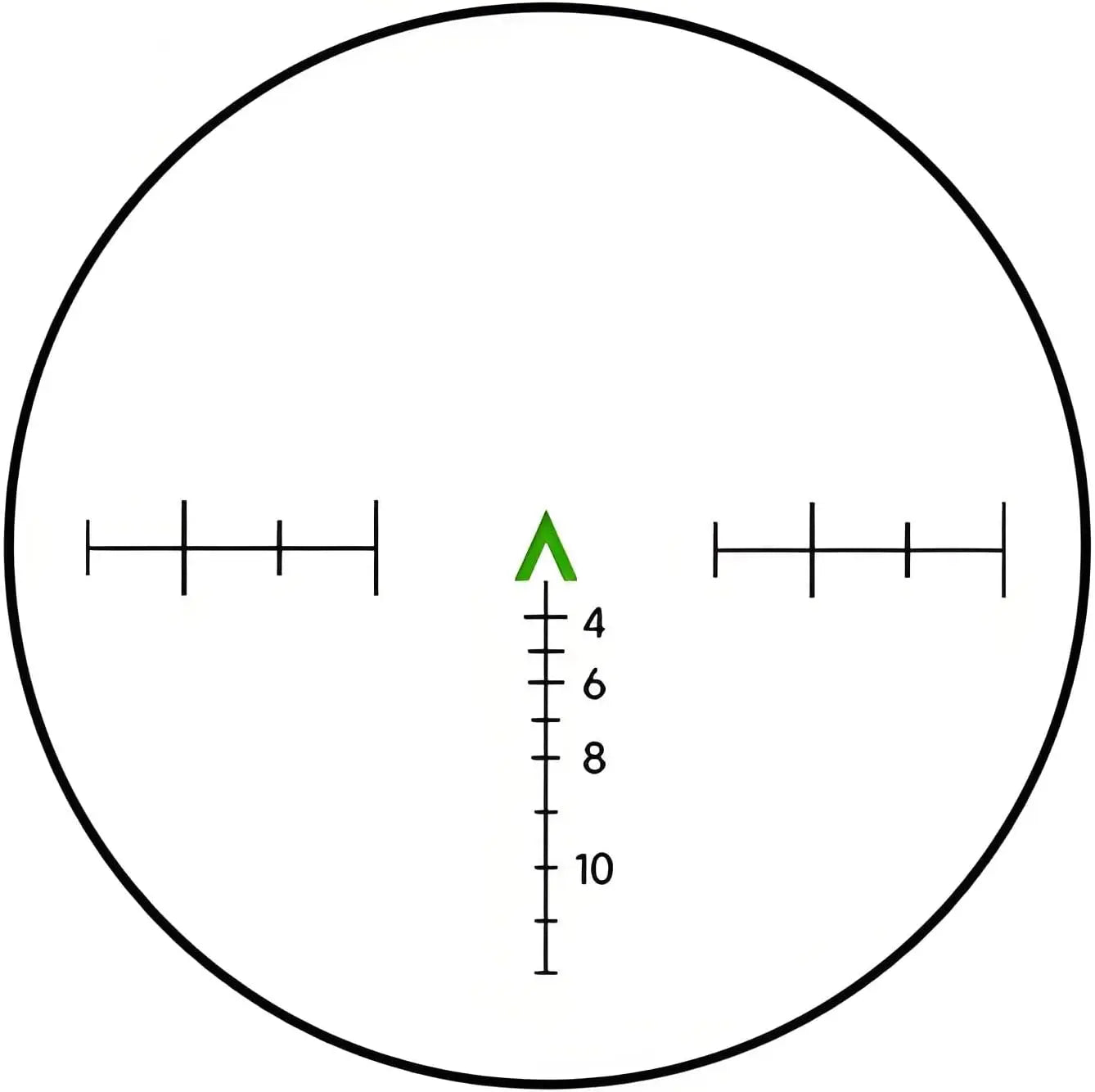 Optics 4X32mm Scope Green Dot Sight with Integrate Top 6 Slots Rail Mount Base，No Battery Required Illuminated Etched Reticle Optical Scope Accessory，Fits for Standard 20mm Pic Rail Mounting