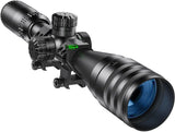 AOYO 6‑24×50 AO Long Range Rifle Scope with SFP Crosshair Reticle, Adjustable Objective, Sunshade and 11/20 mm Mounts