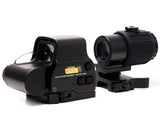558 Red Dot Holographic Sight Scope and G33 Magnifying Glass,Red Dot Holographic Reflex Sight and Magnifier Combo