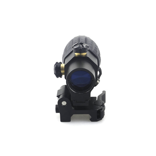 3X Magnifier for Red Dot Sight, 3 Power Magnification Scope for Rifle with 20mm Picatinny Flip to Side Mount