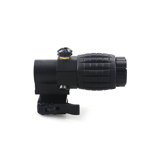 3X Magnifier for Red Dot Sight, 3 Power Magnification Scope for Rifle with 20mm Picatinny Flip to Side Mount