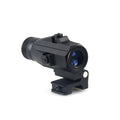 4x optics red dot sight with side mount