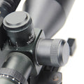 2.5x-10x40B/G R Multi-Purpose Scope with Mil-Dot & Illuminated Reticle, Green/Red Laser – Outdoor Precision Optics